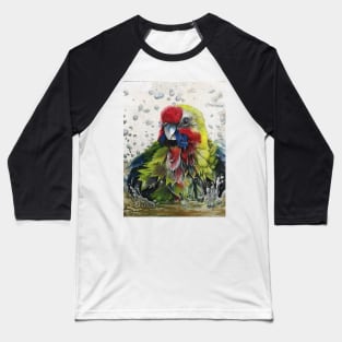 Australian Rosella Bathing Baseball T-Shirt